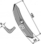Preview: Satz mit 25 Schare 190 mm lang inkl. Schrauben M10x40 mm K25