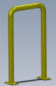 Preview: Anfahrschutzbügel Rammschutzbügel Prallschutzbügel zum aufdübeln Höhe 1150mm