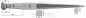 Preview: Fronladerzinken Länge 1400 mm Gewinde M28 x 1.5 Profil  Vierkant  40/40 mm