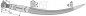 Preview: Greiferzinken gebogen (18601) Länge 600 mm Gewinde M20 x 1.5 mm  Profil Vierkant 30/30