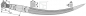 Preview: Greiferzinken gebogen (18606) Länge 600 mm Gewinde M 20 x 1.5 mm  Profil: Vierkant 30/30