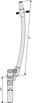 Anhängesicherungsbolzen Modell Deutz Grifflänge 560mm