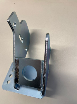 Preview: Halterung Stützradkonsole für Stützrad passend für Alko Knott Schlegl Anhänger