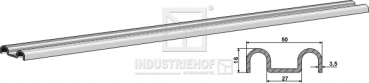 Kratzbodenleiste  B 55 / H 16mm M-Profil für Bergmannstreuer und diverse Hersteller