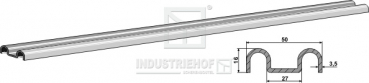 Kratzbodenleiste  B 55 / H 16mm Länge 1700mm M-Profil für Bergmann Streuer