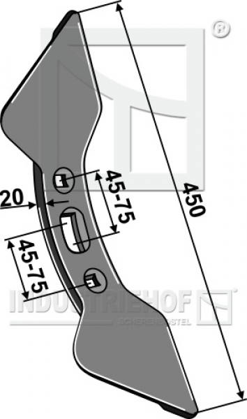 Doppelherzschar 45-75  (101.136-45-75.2)