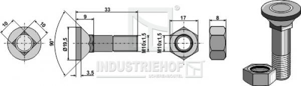 32.0078.BS42 Streichblech-Streifen BS42 L - 561x120 - links (Lemken)