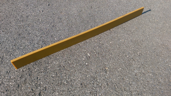 Schürfleiste Schneeräumleiste (PU) 1500x100x20mm für Schneeschild, Schneepflug