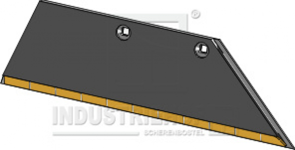 Schar-Hinterteil 15x150 SB45D R - rechts CarbideLine aus Carbidhartmetall (Lemken)