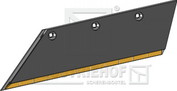 Schar-Hinterteil 15x150 SB56D L - links CarbideLine aus Carbidhartmetall (Lemken)