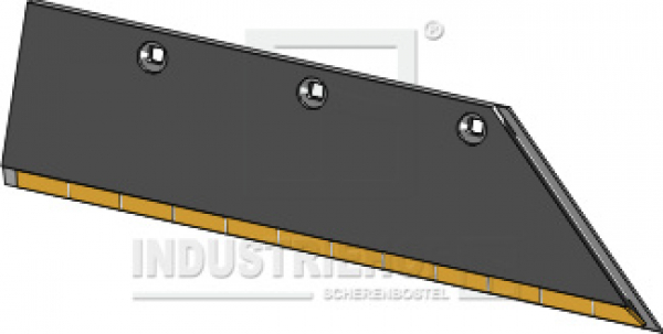 Schar-Hinterteil 15x150 SB58D R - rechts CarbideLine aus Carbidhartmetall (Lemken)