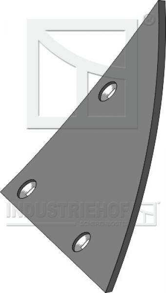 32.0091.BS40 Streichblech-Vorderteil B2KD R 10mm - rechts (Lemken)