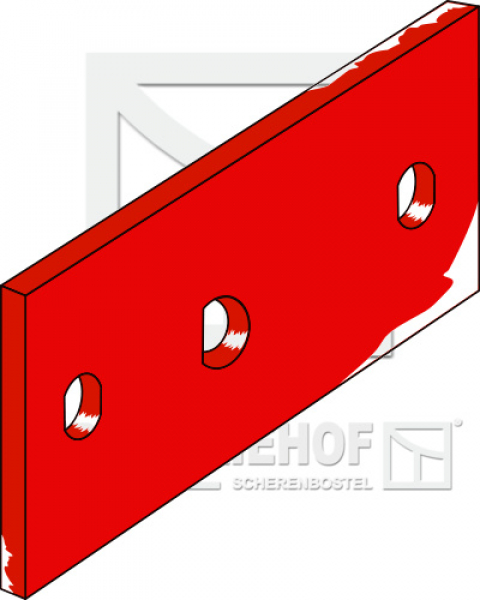 33.0118.5 Mittelplatte - rechts zum Pflugkörper 5 (Kverneland)