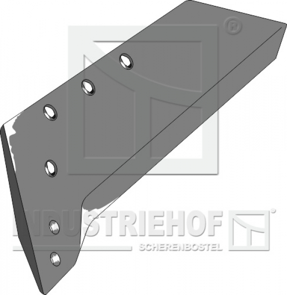 Wechselspitzenschar - 16" - links 34.0179-H4 zu Pflugkörper Typ H4 (Kuhn)