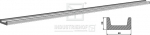 Kratzbodenleiste  U-Profil 20 X 40 X 1600 mm  gebohrt für Mengele Streuer und diverse Hersteller